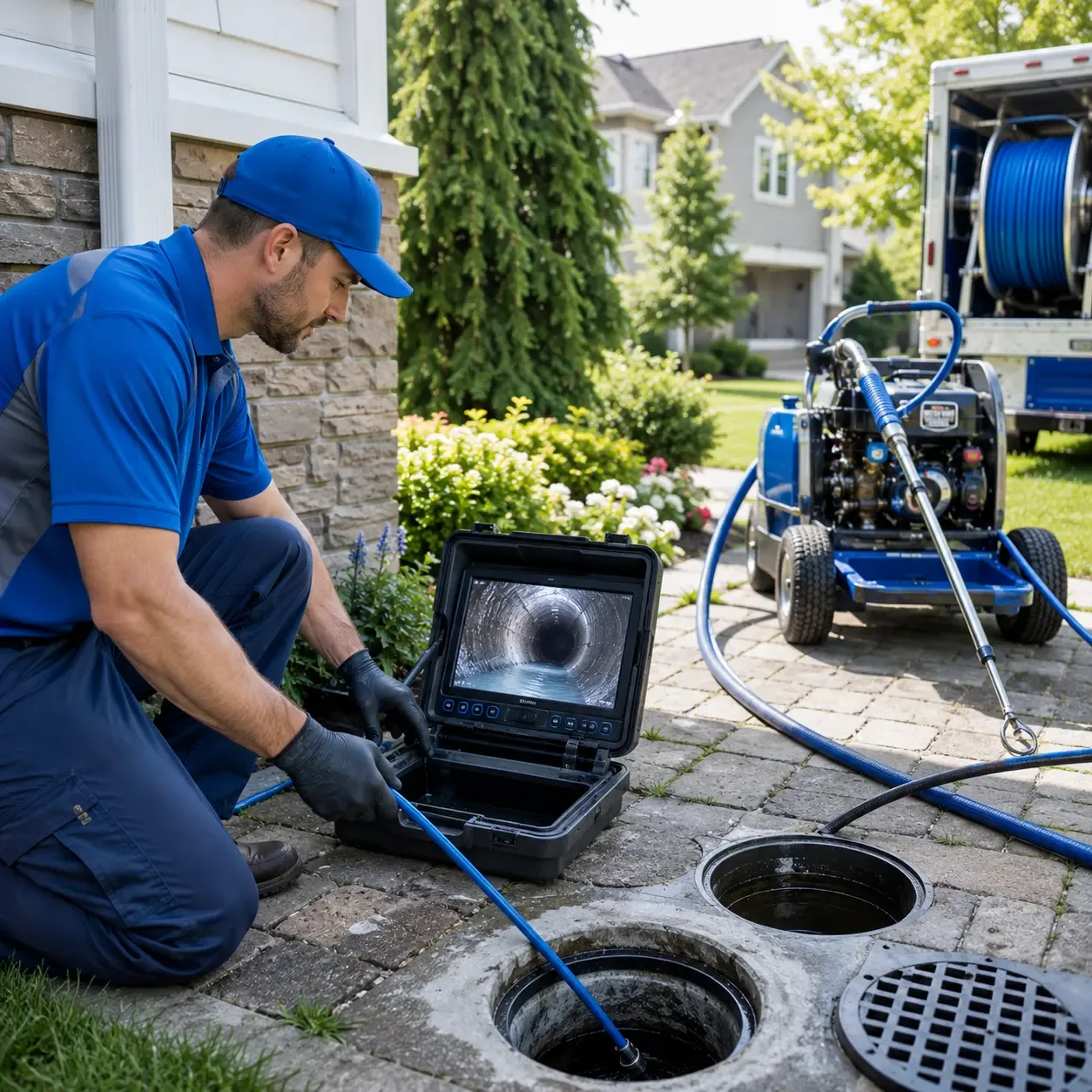 Outdoor drain cleaning professionals serving Spelter, WV
