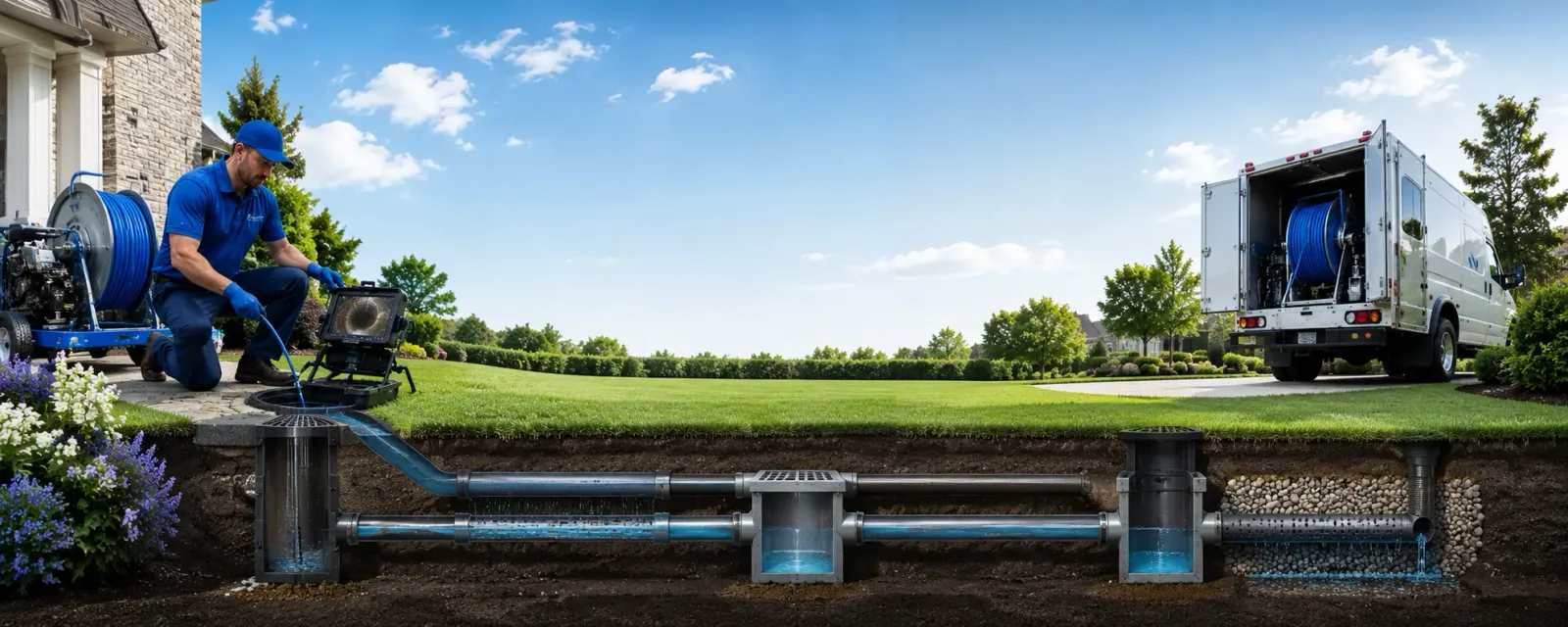 Outdoor drain cleaning information for Spelter, WV
